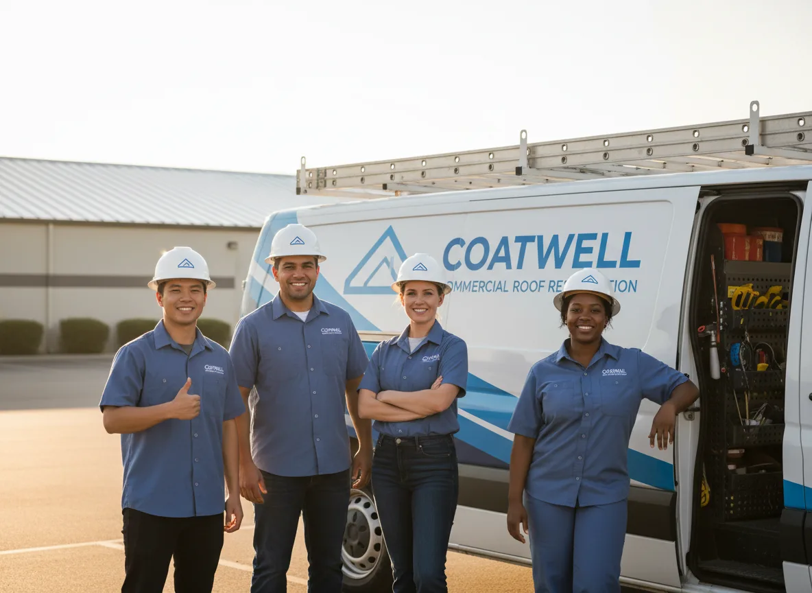 Commercial roof coating company in Kellerton, IA